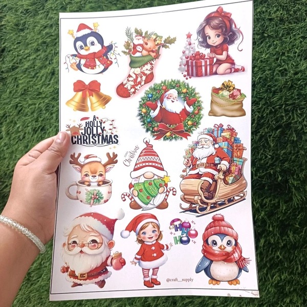 Christmas Theme INSERT SHEET A4