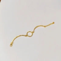 Round Gold Bracelet Bezel 