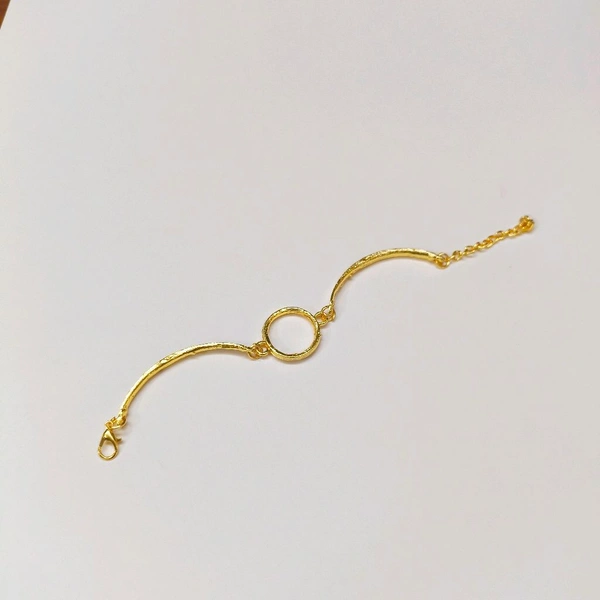 Round Gold Bracelet Bezel 