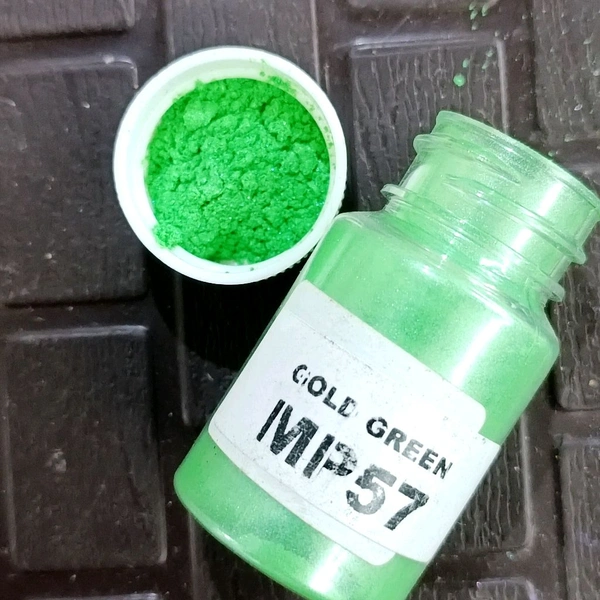 Mica Powder Pigment Golden Green 