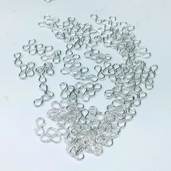 S lock Hook  Silver 20 Grms