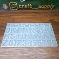 Alphabet Keychain Mold Without Hole (Front Face)