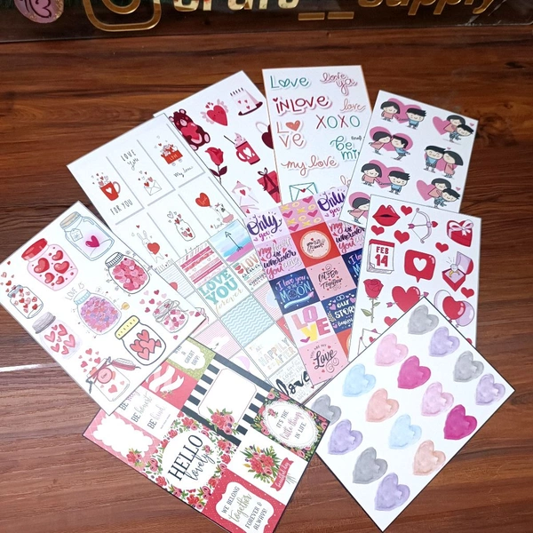 Love Tag 10 Sheets Combo (4"6inches) 