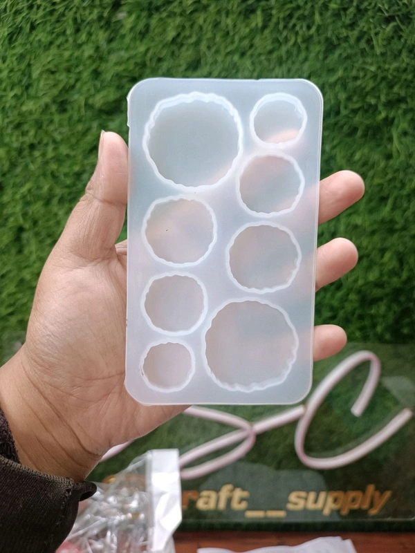 8 In 1  Cavity Mold (8×13.5CM) Agate 