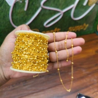 Golden Moti Chain 5mtrs 