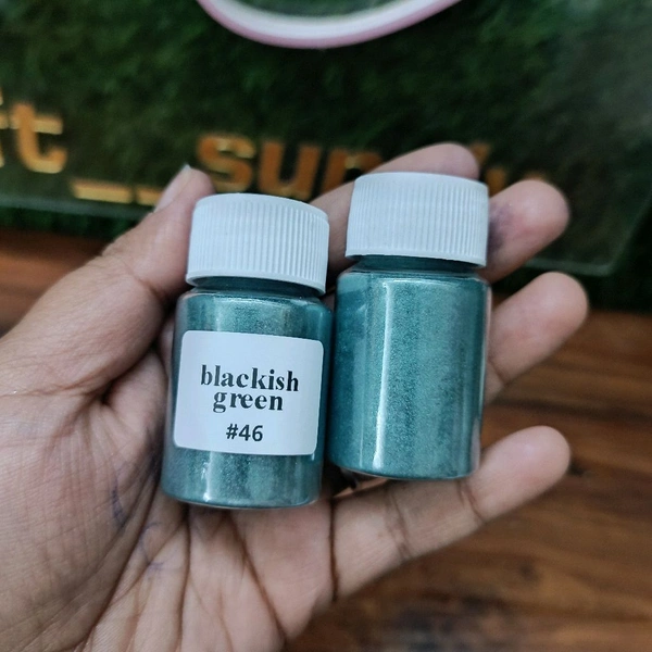 Mica Powder Pigment Blackish Green