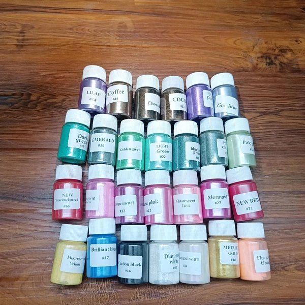 Mica Powder 50 Mix Bottles Combo 