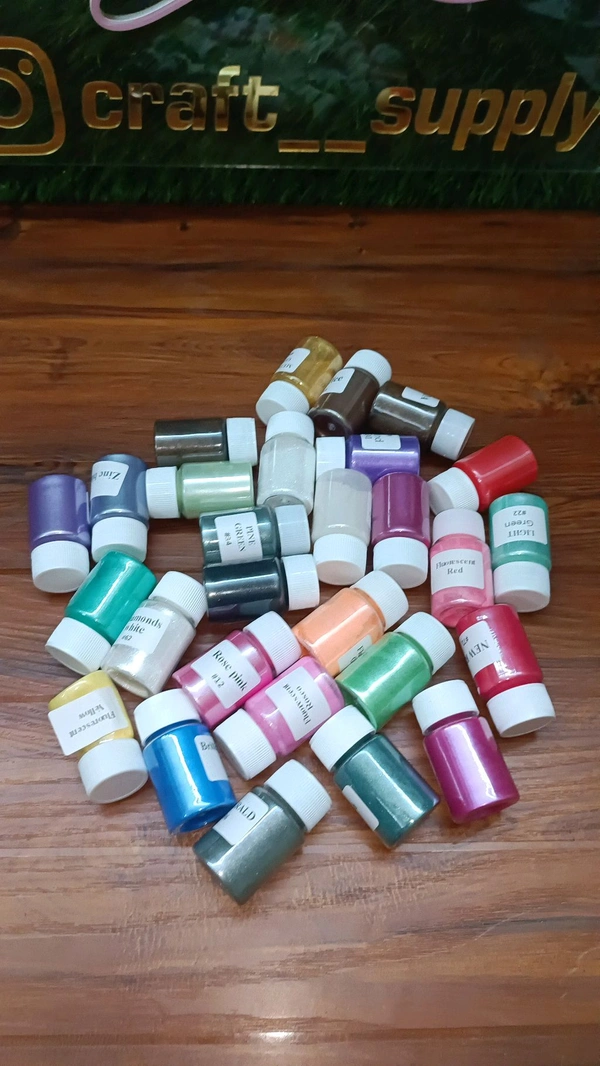 Mica Powder 50 Mix Bottles Combo 