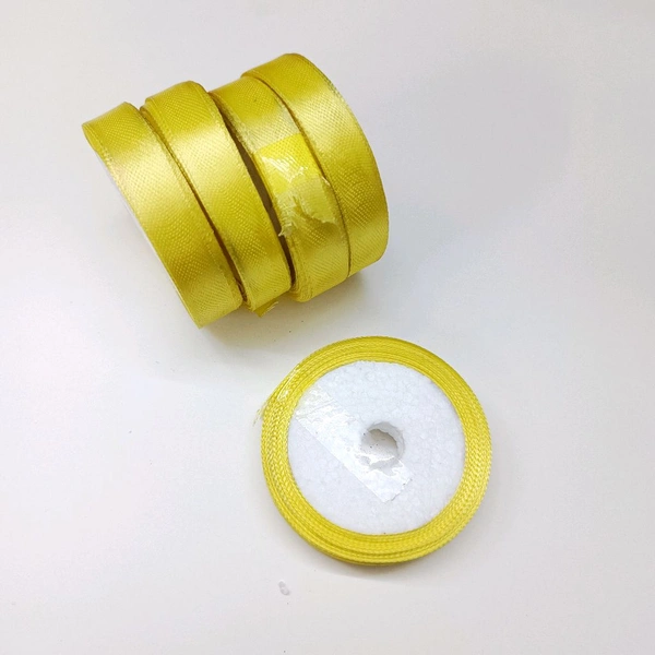 Satin Ribbon (0.5inch witdh) Yellow 