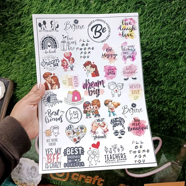 A4 Insert Sheet Mix Designs 