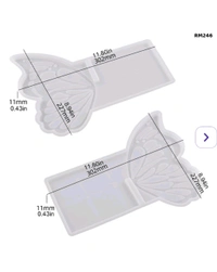Butterfly Bookstand Mold 2 Pc 