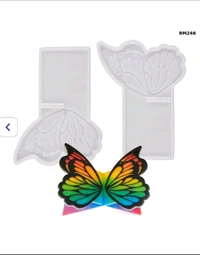 Butterfly Bookstand Mold 2 Pc 
