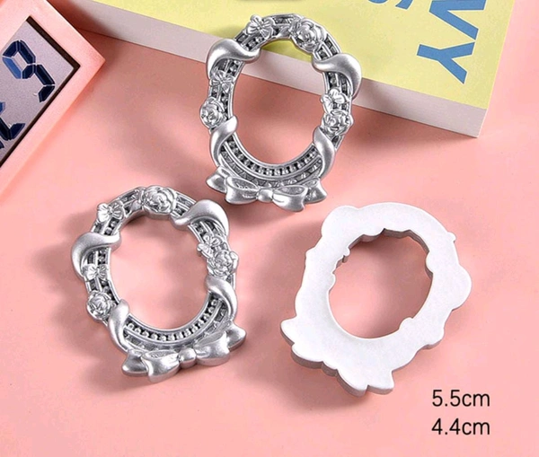 Silver 3 Pc Vintage Frame 