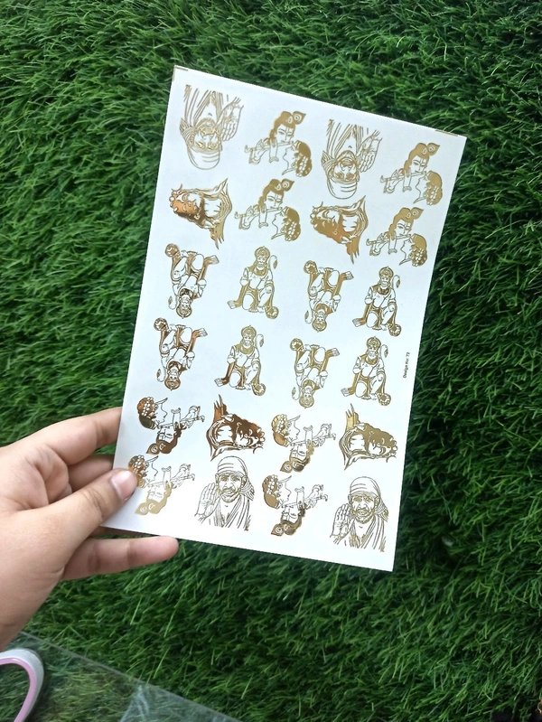 A5 Golden Emboss Sheet