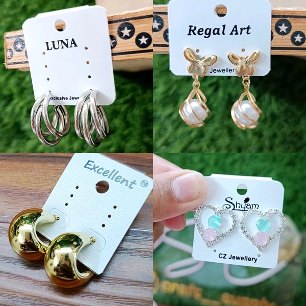 Earrings Accessories Pack Of 100 Pcs