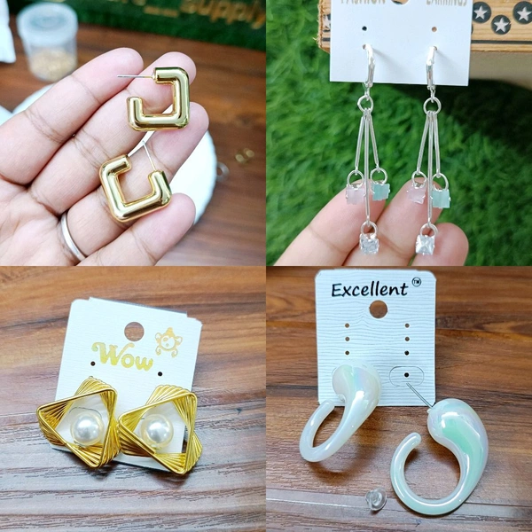 Earrings Accessories Pack Of 100 Pcs