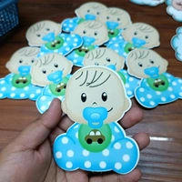 Baby Boy Wooden MDF Cutout Pair 