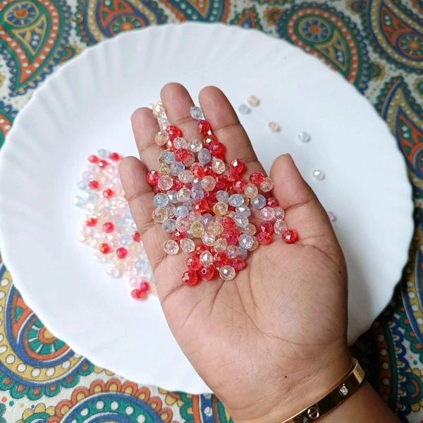 Multicolored Shining Beads 25 Grms 
