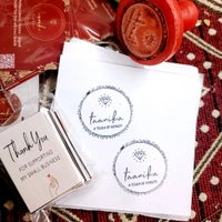 Brand Name Or Brand Logo Stamp With Ink Pad 1.5 Inch 