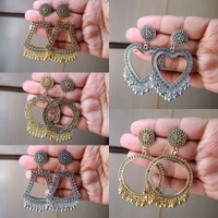 30 Pcs Mix Non Beaded Jhumka 