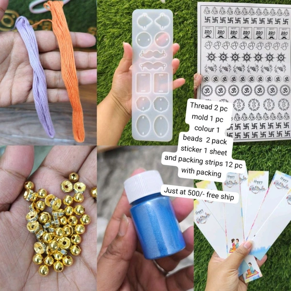 Resin Rakhi Combo 