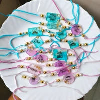 Resin Rakhi Pack Of 10 Pcs Mix 