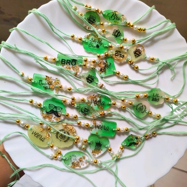 Resin Rakhi Pack Of 30 Pcs Mix 