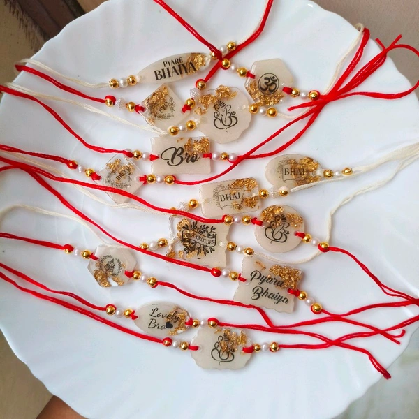 Resin Rakhi Pack Of 100 Pcs Mix 