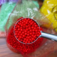 0.5MM Beads 25 Grms (Red) 