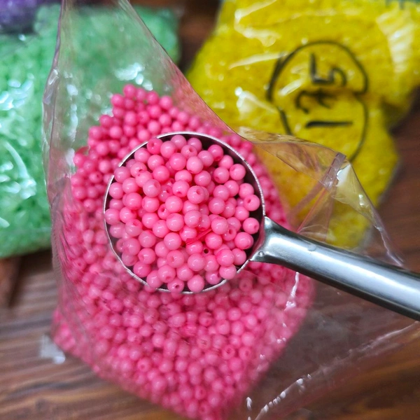 0.5MM Beads 25 Grms (Pink) 