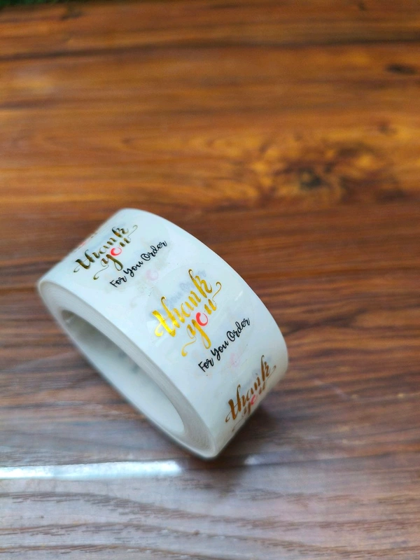 Thankyou Sticker Roll 1" Inch (500 Pcs) 