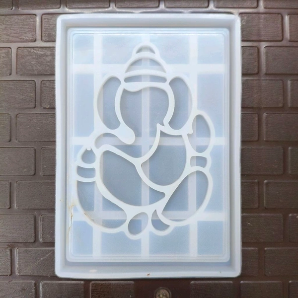 3D Ganpati  Mold (6.5"3.5 Inch ) 