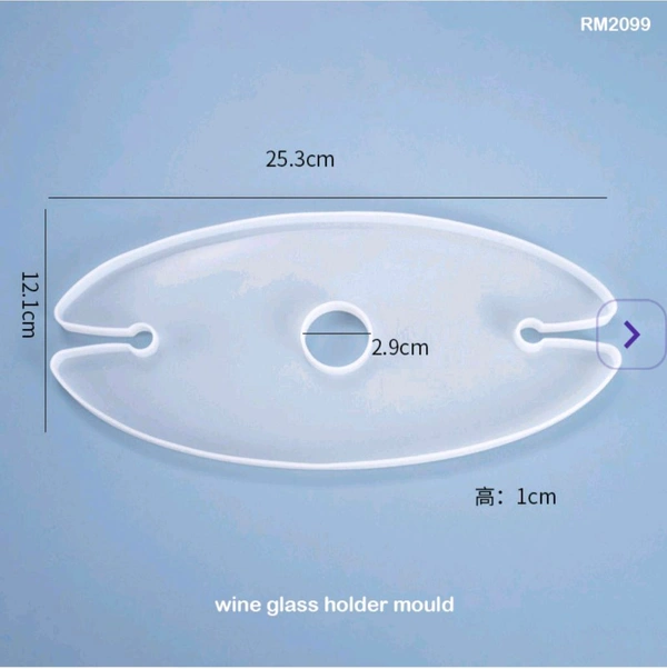 Wine Glass Holder And Colour Palette ,Tray  Plain Mold 