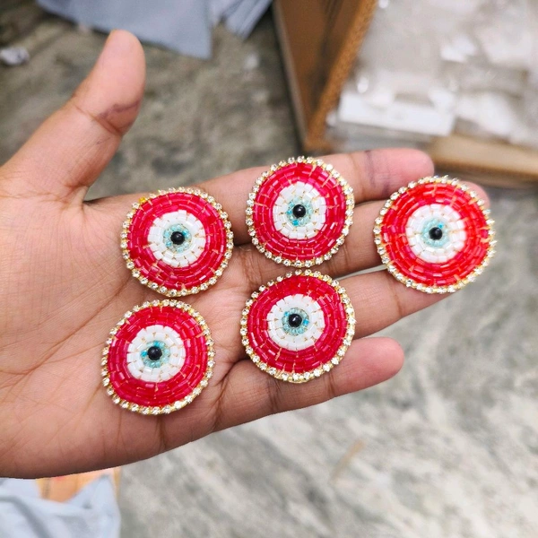 Evil Eye Patch Pack Of 100 Pc (Mix) 
