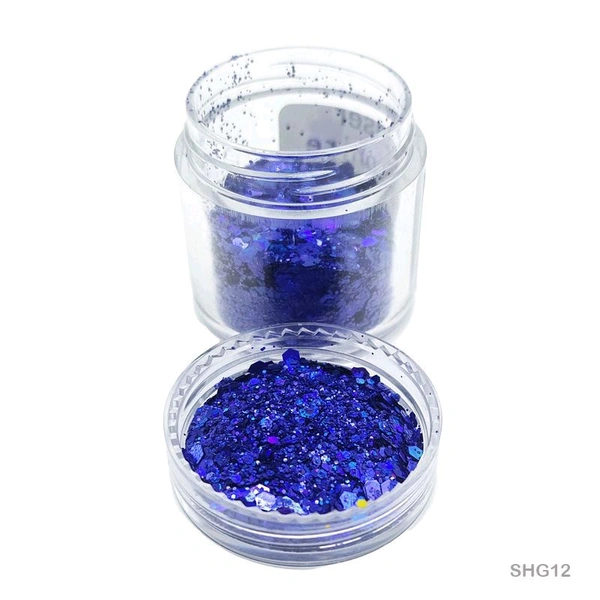 Shimmer Glitter Blue Purple 