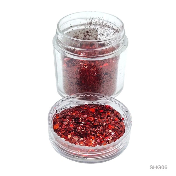 Shimmer Glitter Red