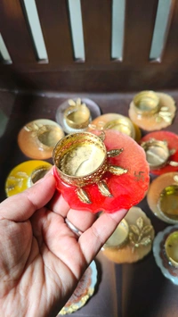 3" Inch Resin Tealight Set Of 4 Pcs 
