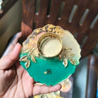 5" Inch Resin Tealight Set Of 2Pcs 