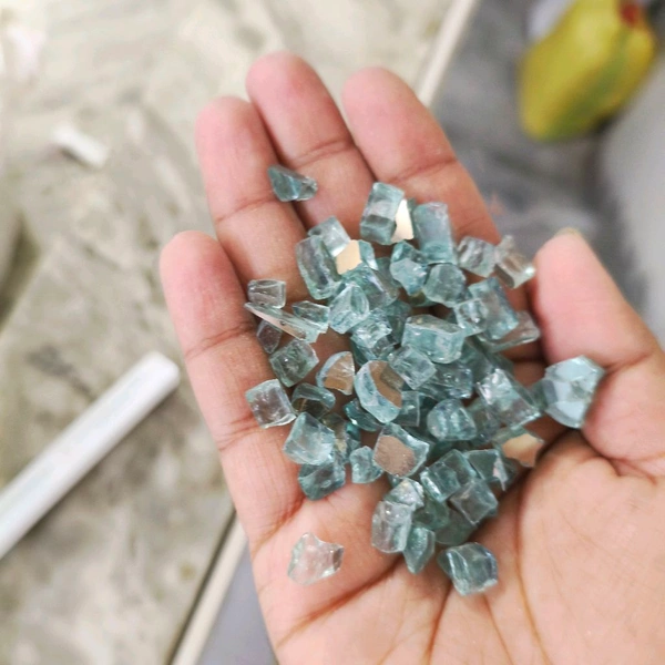 Firepet Glass 100 Grms  Aqua Gold 