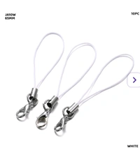 Thread Claps Lobster Hook (10pc) White 