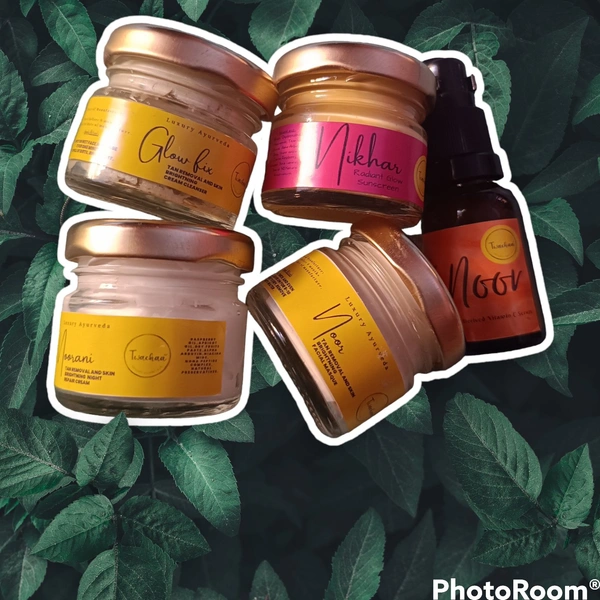 Detan Kit With Vitmin C Serum And Nikhar Sunscreen Full SIZE