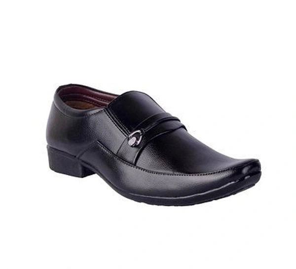Men Trendy Glossy Black Formal Slip-On Shoes - Black, EURO40, EURO41, EURO41, EURO42, EURO43, EURO44