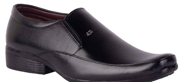 Men Trendy Glossy Black Formal Slip-On Shoes - Black, EURO40, EURO41, EURO41, EURO42, EURO43, EURO44