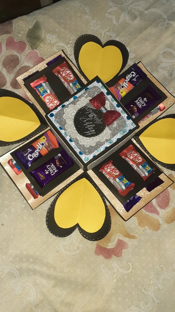 Explosion Box -Blue- Chocolate
