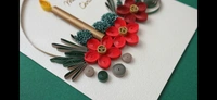Christmas Card || Paper Quill