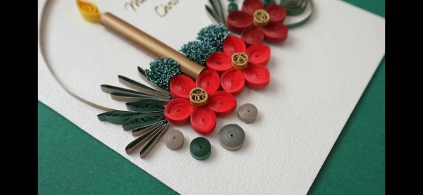 Christmas Card || Paper Quill