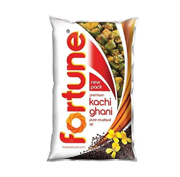 Fortune Kachi Ghani Mustard Oil - 1L