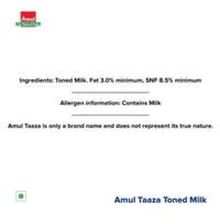 Amul Taza  Milk - 1L