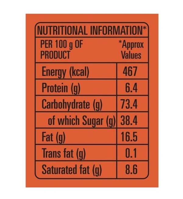 Sunfeast Bounce Orange Creme Biscuits - 39gm