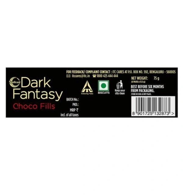 Sunfeast Dark Fantasy Choco Fills - 75gm